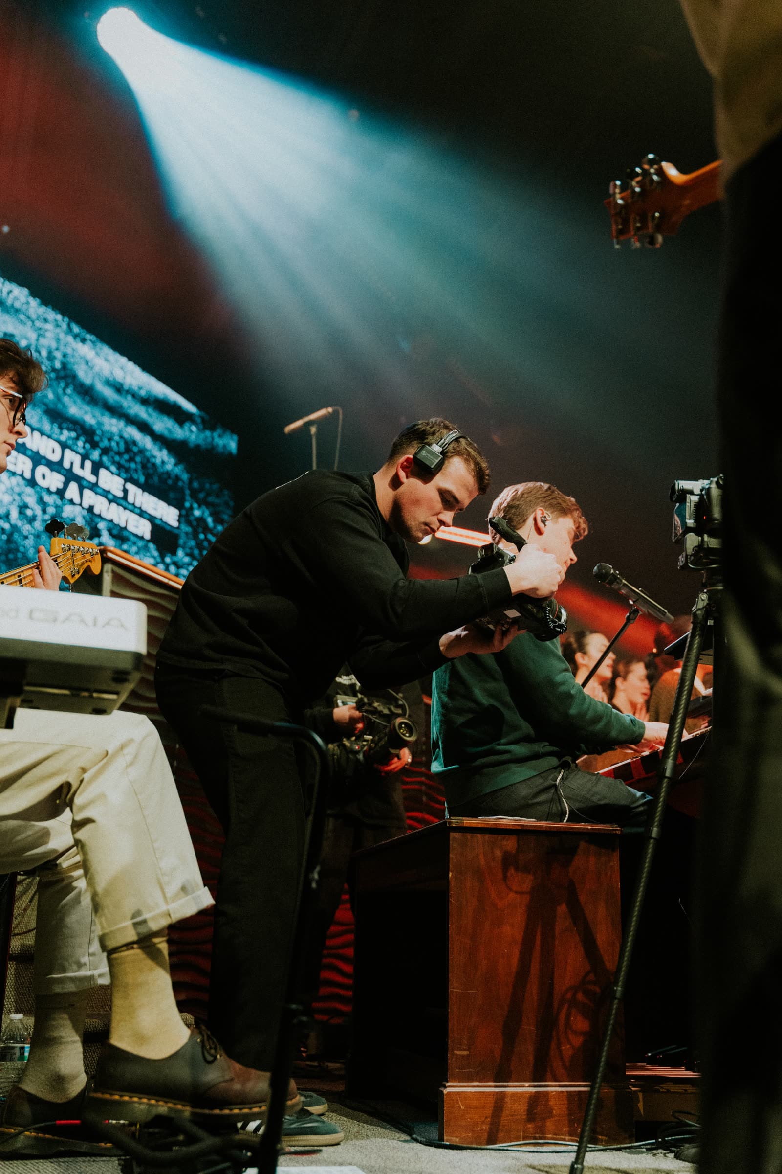 A live worship stage run for the stream