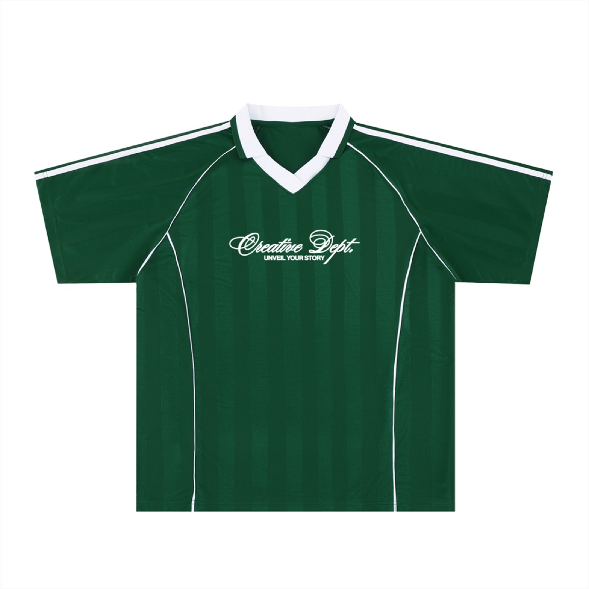 Shadow Stripe Collared Soccer Jersey